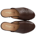 Duccio del Duca Brown Heeled Clog