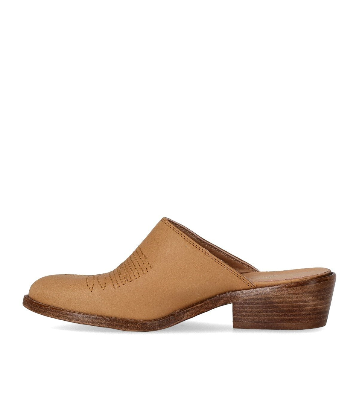 Ducio del Duca Maverik Western Tan Mule