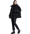 Duno Glossy Black Down Jacket