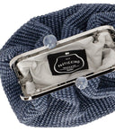 Max Mara Weekend Pasticcino Palmas Small Blue Clutch