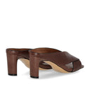 Miss Olivia Kaffee-Mule mit Absatz