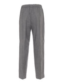 Fabiana Filippi Bistretch Wool Jogging Trousers With Filo Diamante