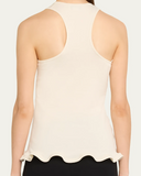 Stella Mc Cartney Frilled Hem Rib Tank