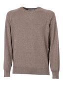 Kangra Cashmere Girocollo Martello Felpa Con Coprenti Con Triangolo