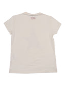 Fille étoile d'oie d'or's T-shirt en jersey de coton à imprimé pailleté