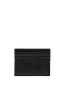 Thom Browne Card Holder W/Note Compartment In Pebble Grain Leather