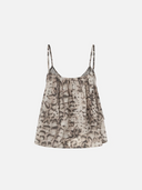 Pinko Udine Top Mussola Stampa Snake