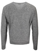 Saint Laurent Pull Col V Cachemire Soie Gg14