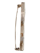 Saint Laurent Broche Cassandre Tubogaz Brass