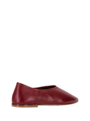 La Rose Lipstick Red Leather Babu Shoes