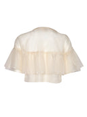 철학 Di Lorenzo Serafini Maglia Trasparente 베이지