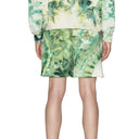 Amiri Tie Dye Cotton Shorts