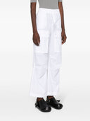 Parosh Straight Leg Cotton Cargo Trouser