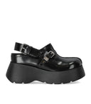 Ganni Schwarzer Plateau-Clog