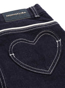 Monnalisa 청바지 Tasche A Cuore Deni