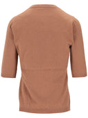 La Rose La Rose Maglia 3/4 Cashmere Cammello