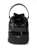 Prada Duet Patent Leather Bucket Bag