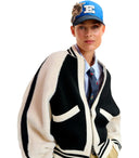Essentiel Antwerp Idol Bicolor Bomber tricoté
