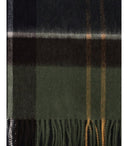 Barbour Carrbridge Tartan Green Blue Scarf