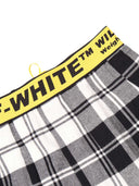 Off White Logo Industrial Flan Skirt Black Yello