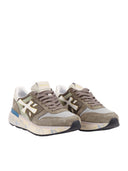 Premiata White Sneakers Mick Military Green