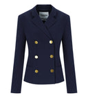 Essentiel Antwerp Irtha Navy Blue Double Stlazer