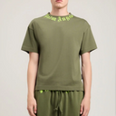 Palm Angels Neck Logo Regular Tee