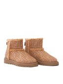 Fendi Jr Bottine Tessuto Jacquard Ff