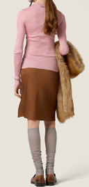 Miu Miu Scollo V Silk Ribs F.21