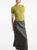 Prada Short Sleeve Cashmere Sweater