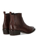 Duccio Del Duca Ebenholz-Texan-Stiefelette