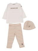 Moncler Baby Pastel Brown Clothing Ensemble + Box