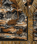 Cardigan Alanui Lost In Paradise Nero Marrone