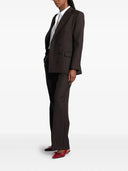 Anine Bing Trent Trouser Deep Brown