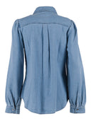 7 For All Mankind Puff Sleeves Shirt Hana
