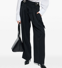 The Attico Long Pant Wool Gabardine