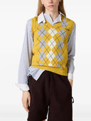 Miu Miu Maglieria Cashmere Argyle F.12