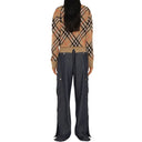 Burberry Check Wool Blend Sweater