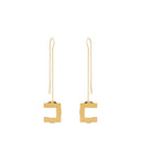 Elisabetta Franchi Gold Pendant Earrings