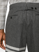 Thom Browne Low Rise Drop Crotch Tailored Trousers