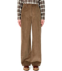 Max Mara Weekend Tania Brown Velvet Trousers