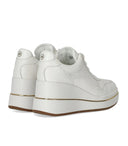 Michael Kors Emmy Wedge Weißer Sneaker
