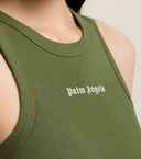 Palm Angels Classic Logo Fitted Tank Top