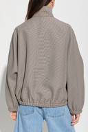 Courrèges Bomber Jacket Buckle Houndstooth