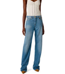 Elisabetta Franchi Light Blue Palazzo Jeans
