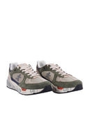 Premiata White Sneakers Mase Military Green+Off White
