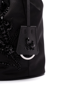 Prada Enamel Triangle Logo Tote Bag