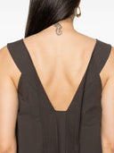 Parosh V Neck Cotton Dress