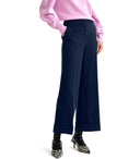 Essentiel Antwerp Imo Navy Blue Cropped Pantaloni