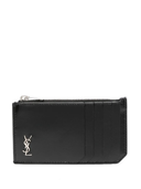 Kartenetui mit Saint Laurent-Monogrammplakette